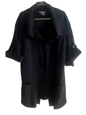 ✨LUXE Per Se by Carlisle
Ribbed Knit "Waterfall" Wool
Cardigan SZ L✨